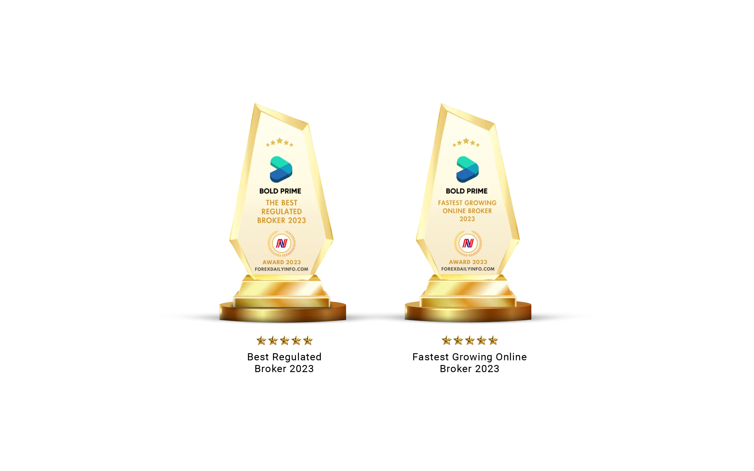 Bold Prime award collection for 2023